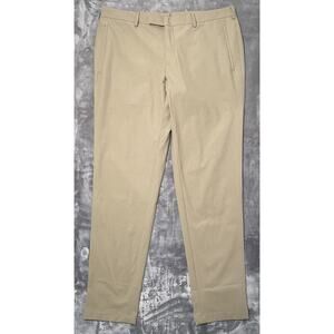 Sene Soho Flex Dress Pants Men's 37x33 Brown Flextech Stretch Golf Slacks